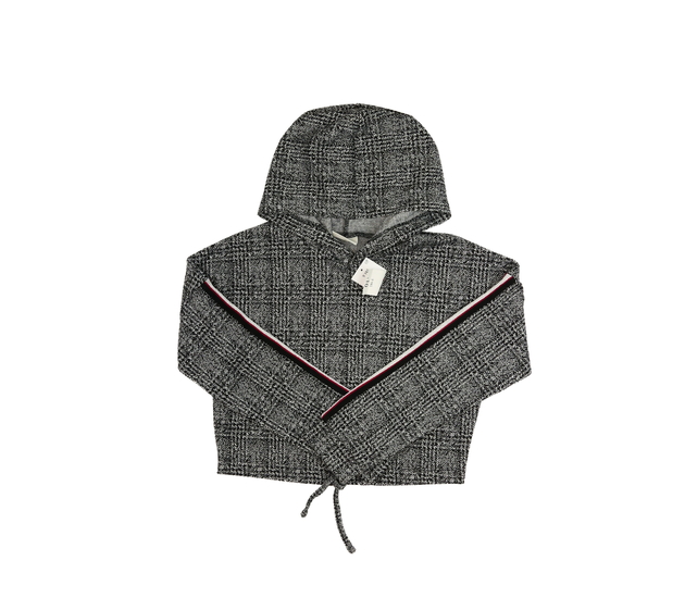 Nová šedá crop mikina 