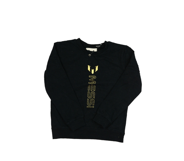 Černá mikina s nápisem Messi