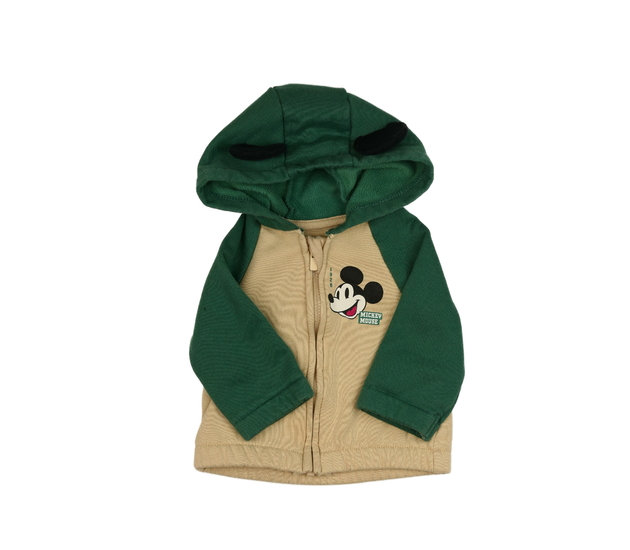 Zeleno-hnědá mikina Mickey Primark