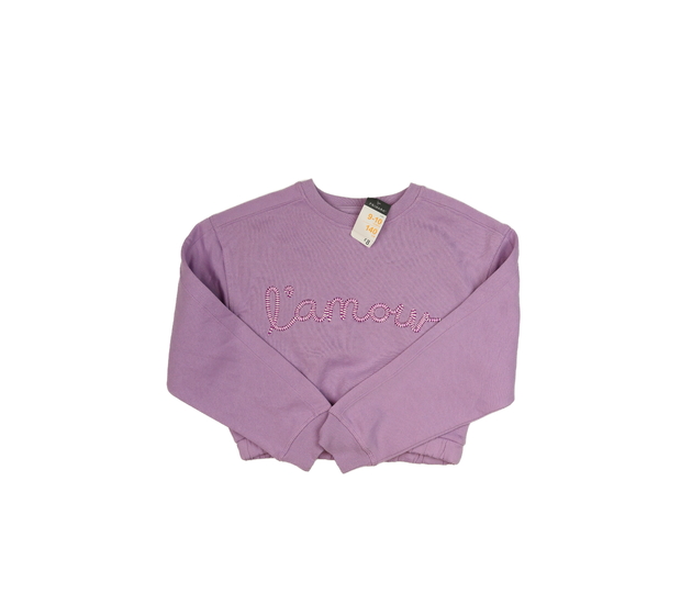 Nová fialová crop mikina Primark