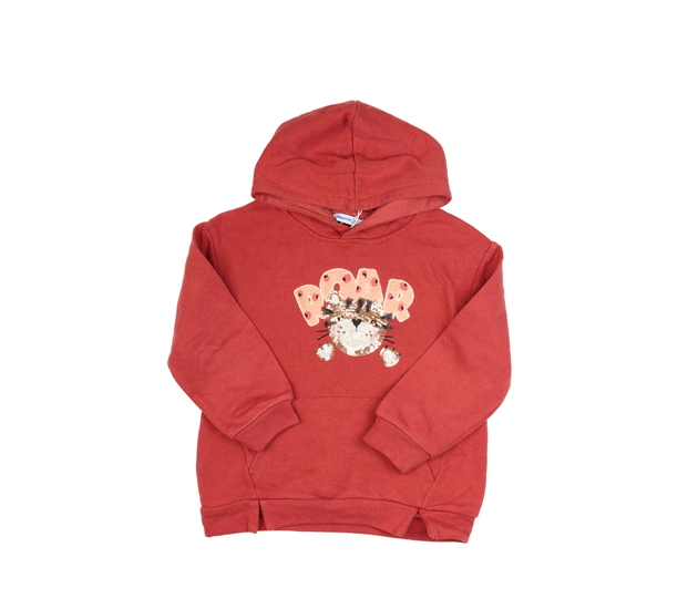 Cihlová mikina s lvíčkem Mayoral