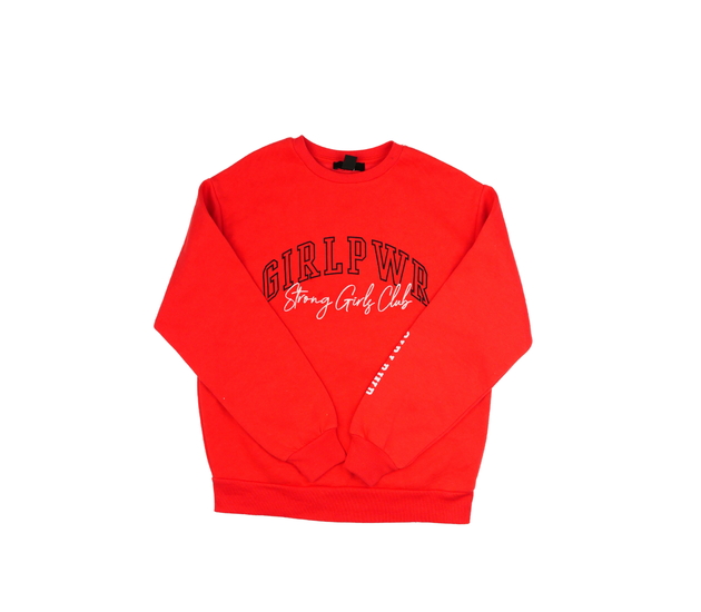 Sytě červená mikina New Look