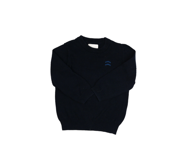 Tmavě modrý přízový svetr Primark