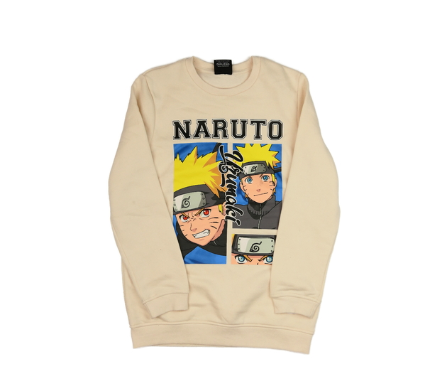 Krémová mikina Naruto Primark