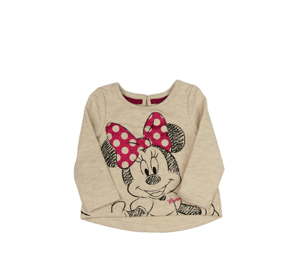 Světle hnědá melírovaná mikina Mickey Primark