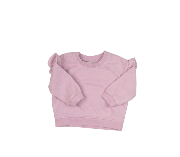 Světle lila mikina s volánky George