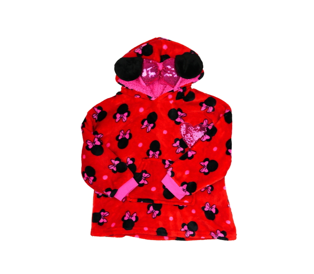 Červená oversize mikina Minnie Disney