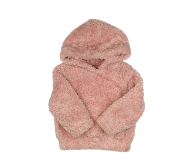 Růžová chlupatá mikina s podšívkou F&F