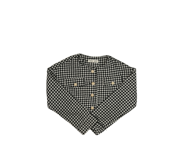 Černo-bílé společenské bolerko 