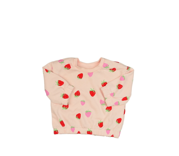 Růžová mikina s jahodami Primark