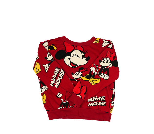 Tmavě červená mikina Minnie H&M