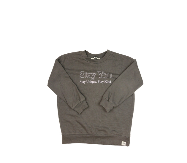 Šedá mikina s nápisy George