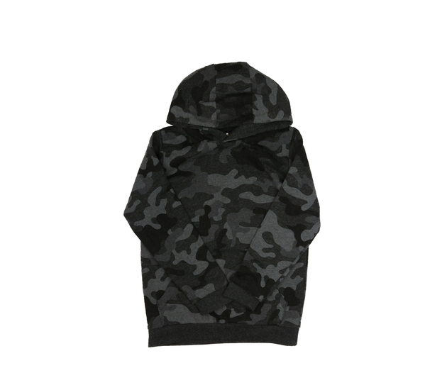 Tmavá maskáčová mikina Tu