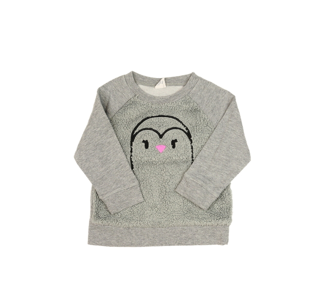 Šedá mikina s tučňákem Gap