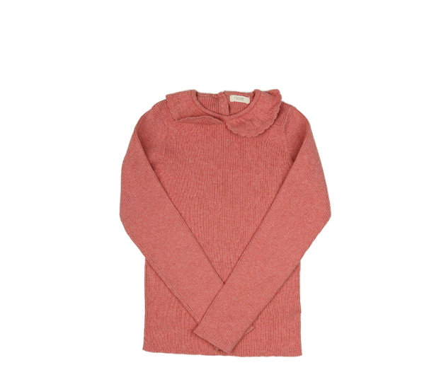 Růžový svetr s límečkem Next