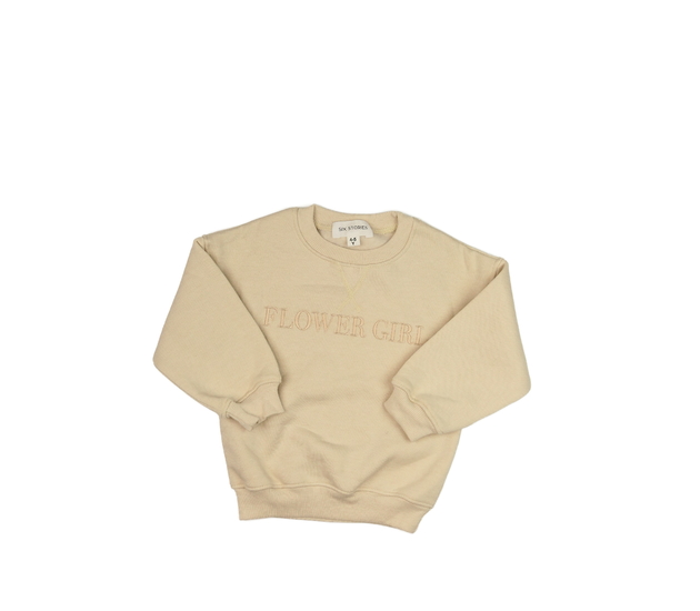 Hnědá mikina s nápisem 