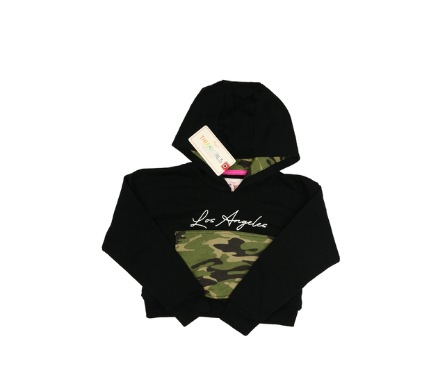 Nová černá crop mikina 