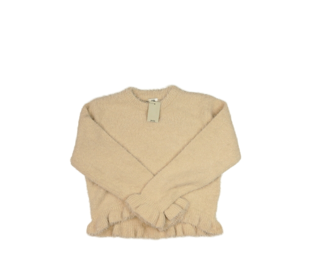 Nový zlatý žinylkový crop svetr River Island