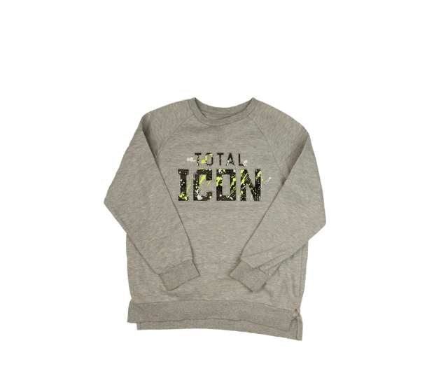 Šedá melírovaná mikina Primark