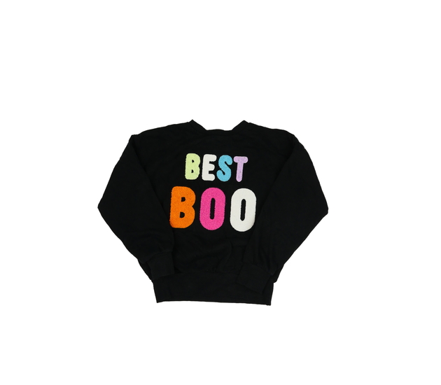 Černá mikina s barevným nápisem George