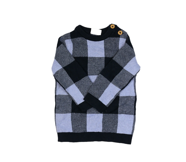 Kostkovaný svetřík F&F