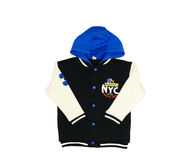 Vícebarevná zimní mikina na patenty Tu