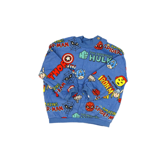 Modrá mikina Marvel George