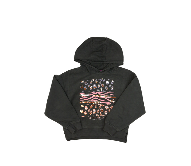 Šedá mikina s flitry Nutmeg 