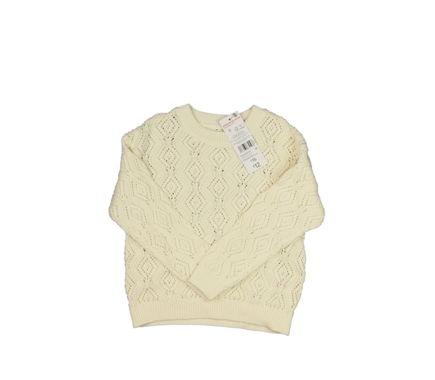 Nový krémový madeirový svetr F&F