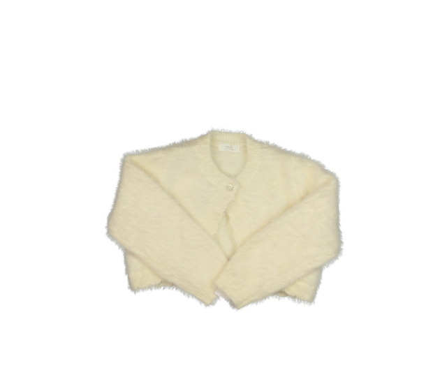 Krémové žinylkové bolerko Next