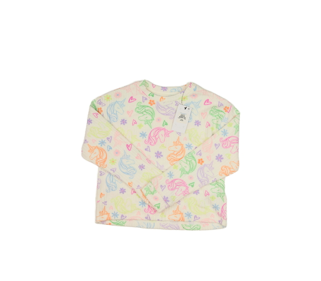 Nová bílá mikina s jednorožci Primark