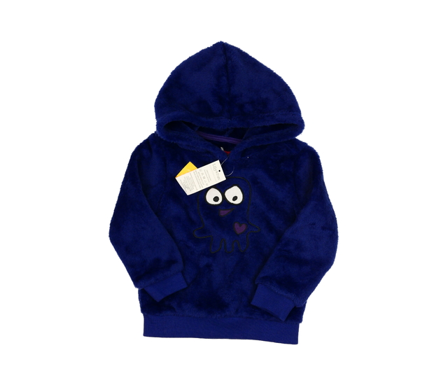 Nová modrá mikina s chobotničkou fleecová
