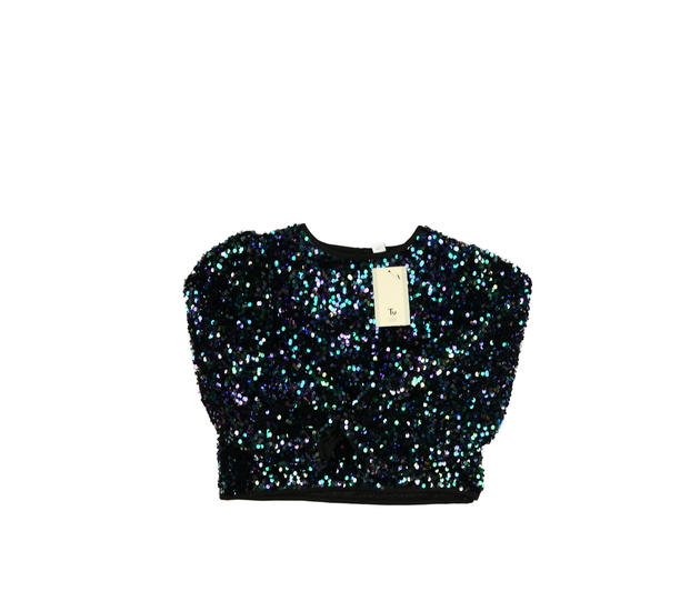 Nová černá mikina s flitry Tu