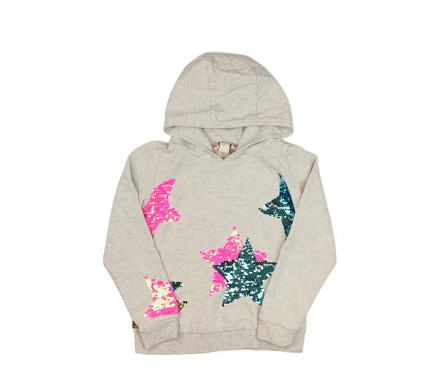 Šedá mikina s flitry Monsoon