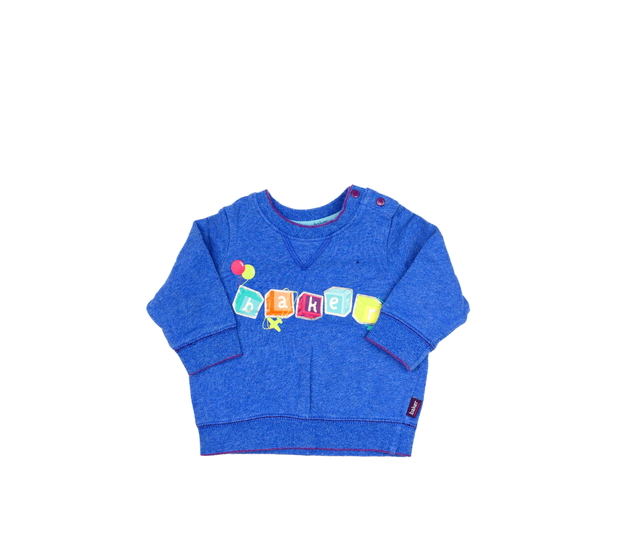 Modrá melírovaná mikina Baker 