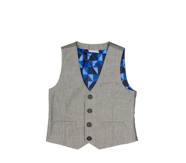 Šedá společenská vesta Next