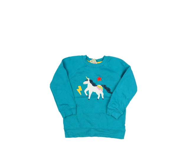 Modrá mikina s jednorožcem 