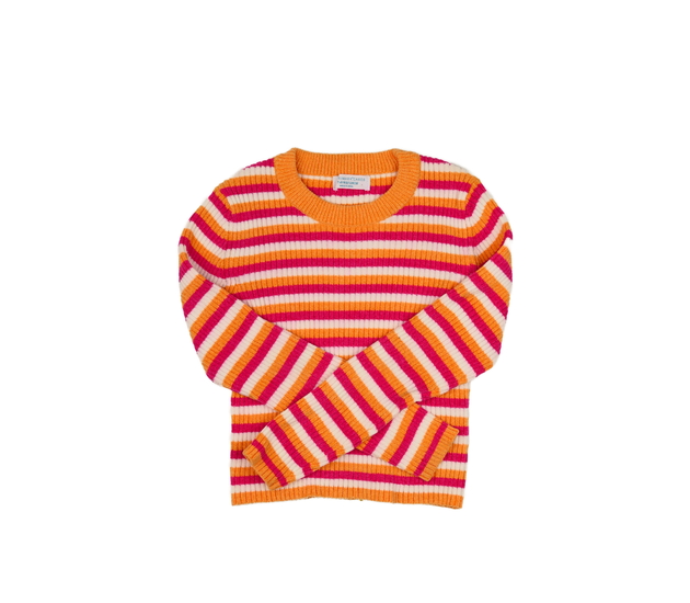 Barevný pruhovaný kratší svetr Primark