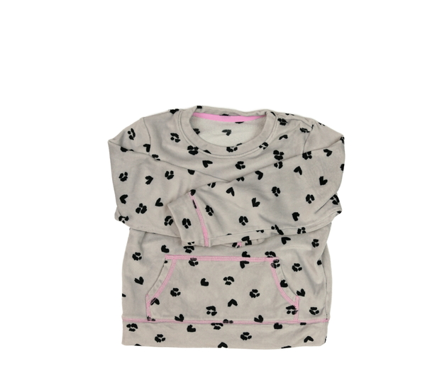 Šedá hebká vzorovaná mikina Nutmeg 