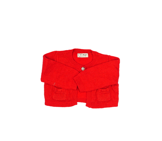 Červené lesklé bolerko Next