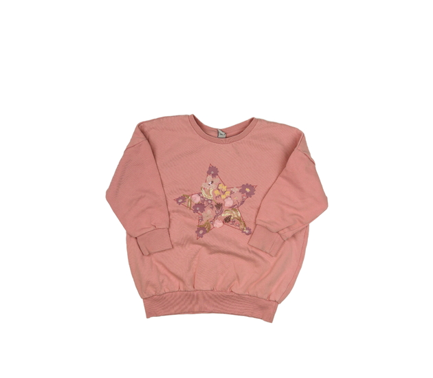 Růžová mikina s hvězdou Tu