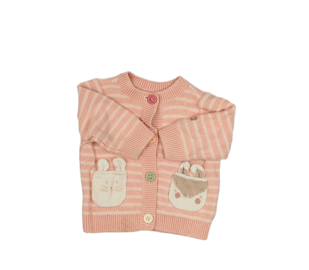 Růžový propínací svetřík Mothercare