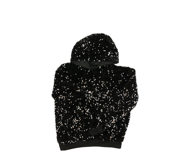 Nová černá flitrovaná mikina 