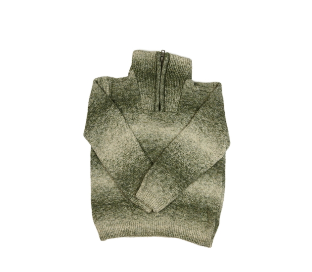 Zelený melírovaný svetr M&S