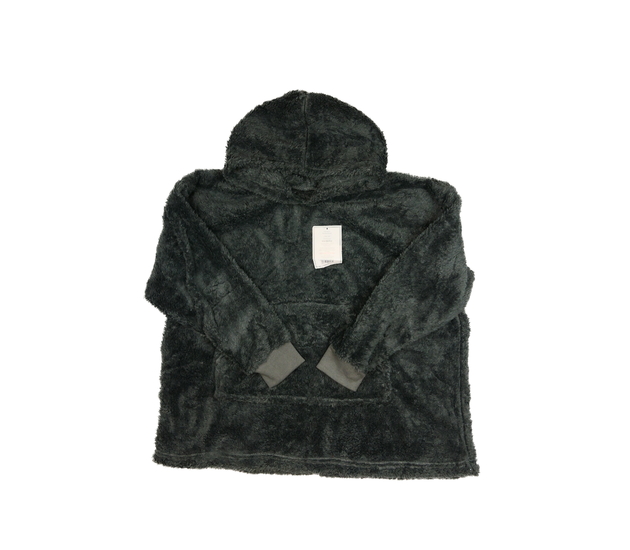 Nová šedá chlupatá oversize mikina 