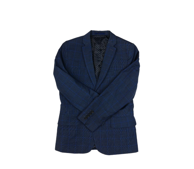 Tmavě modré společenské sako Tu