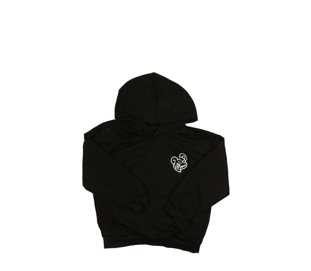 Černá mikina s obrázkem