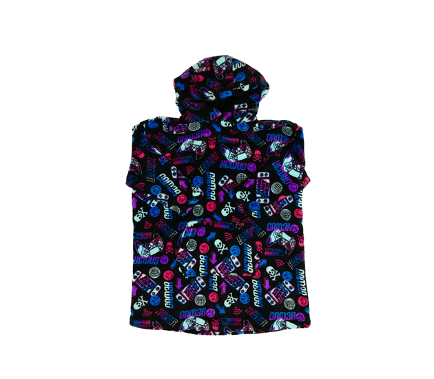 Černá oversize mikina s herním motivem George