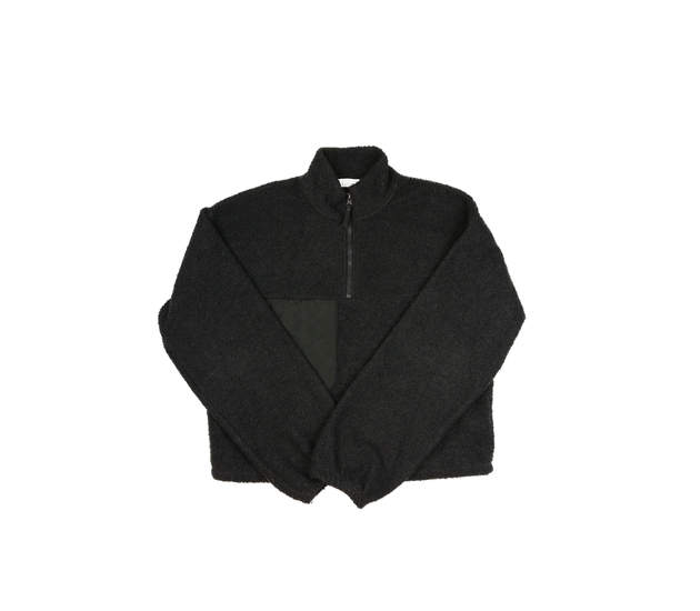 Šedá beránková kratší mikina vel. 170 Primark