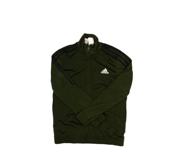 Tmavě zelená sportovní mikina Adidas